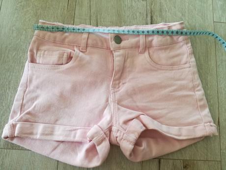 Bavlnené riflové kraťasy, takko,140