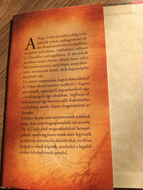 A titok, szív tanácsadó-könyvek,