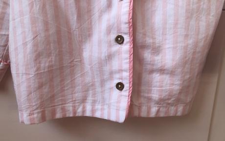 Bielo - ružové pásikavé bavlnené pyžamo, f&f, 98, f&f,98