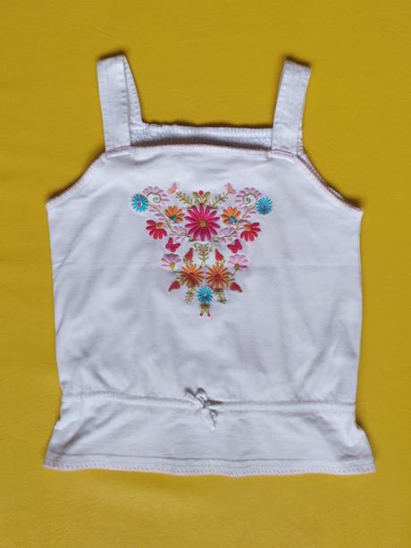 Top / tričko s výšivkou veľ. 116, h&m,116