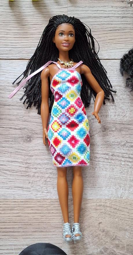 Nehrané bábiky barbie mattel extra,černošky,ohybné,