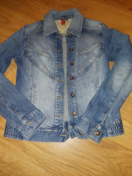 Damska riflova bunda, river island,s