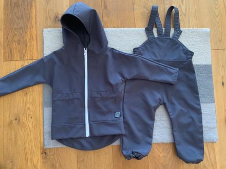 Softshellová bunda a nohavice od little people 98-, little people,104