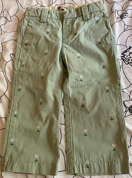 Nohavice capri gap s kvetinkami v. 110/116, gap,110