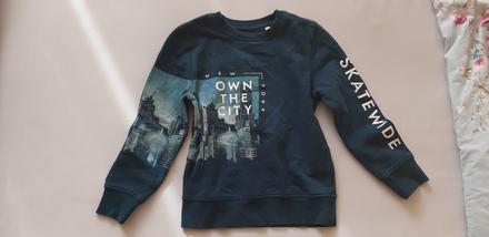 Tyrkysová mikina c&a 122/128, c&a,122