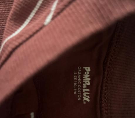 2x trička z hrubej bavlny pompdelux 110-116, pompdelux,116