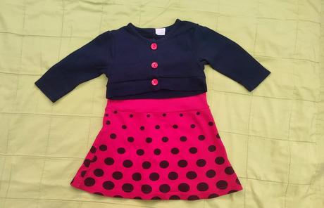 Bodkované šaty s bolerkom, 80