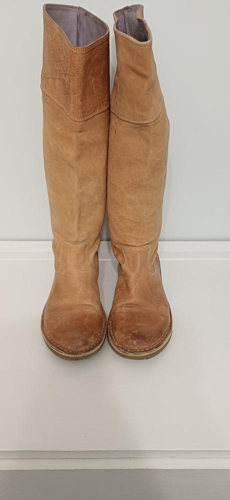 Kožené cizmy, 38