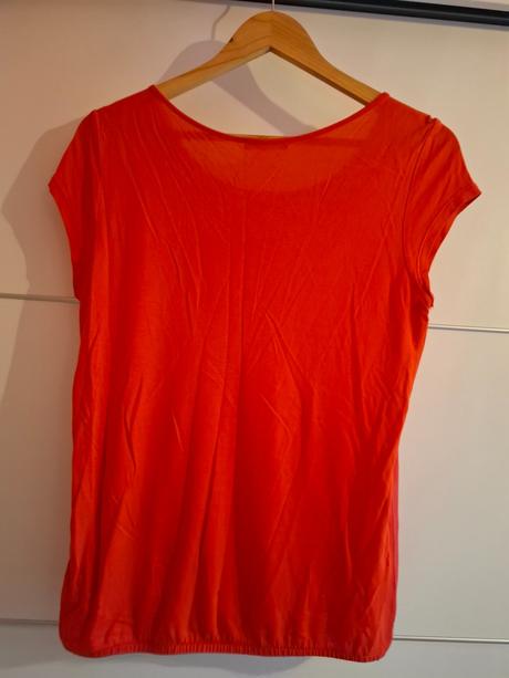 Elegantná červená blúzka, orsay,s