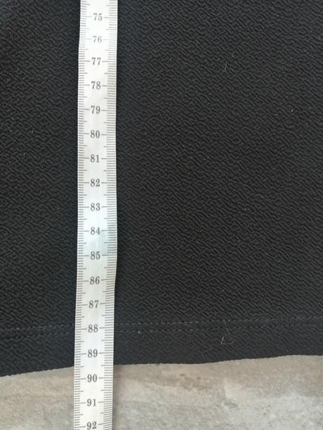 Čierne pružné midi šaty ham vs, h&m,s