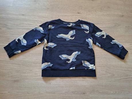 Mikina lindex o8 /104 vtaky / pavy, lindex,98