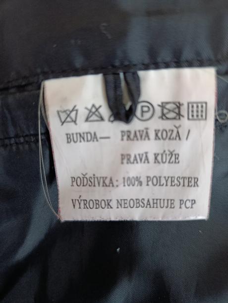 Kožená bunda, sako., s