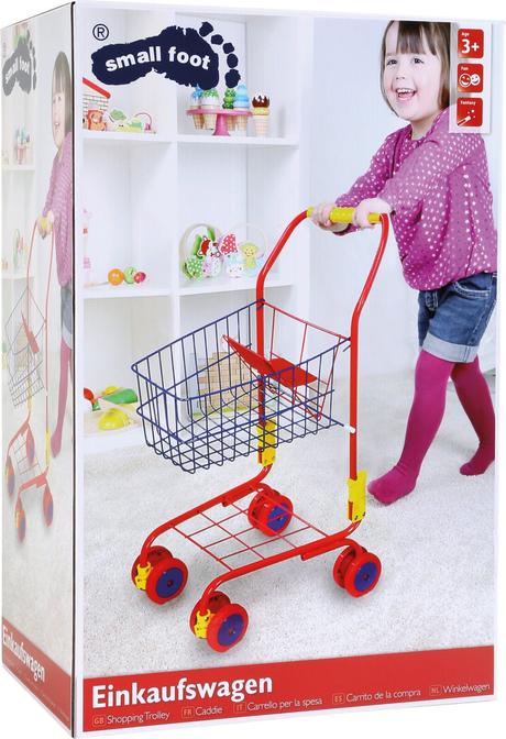 Small foot nákupný vozík červený, 