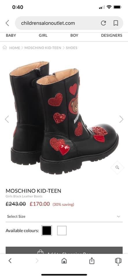 Moschino dievčenské  čižmy 23, 23