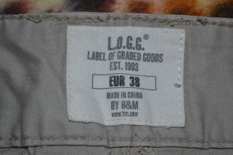 Trojštvrťové nohavice, h&m,38