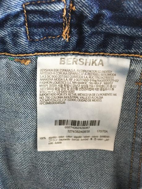 Riflové kraťasy bershka veľ. 38, bershka,38
