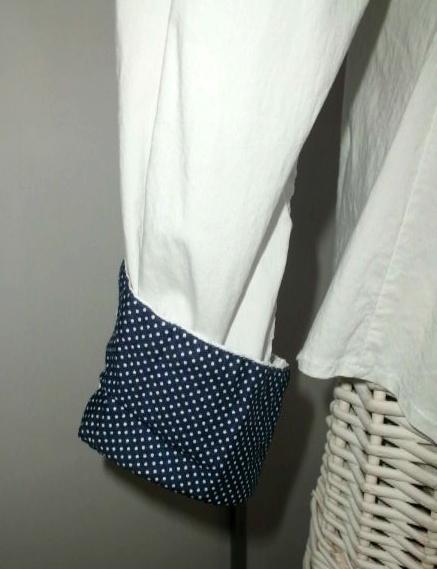 Blúzka s bodkovaným golierom - veľ. s-m, s