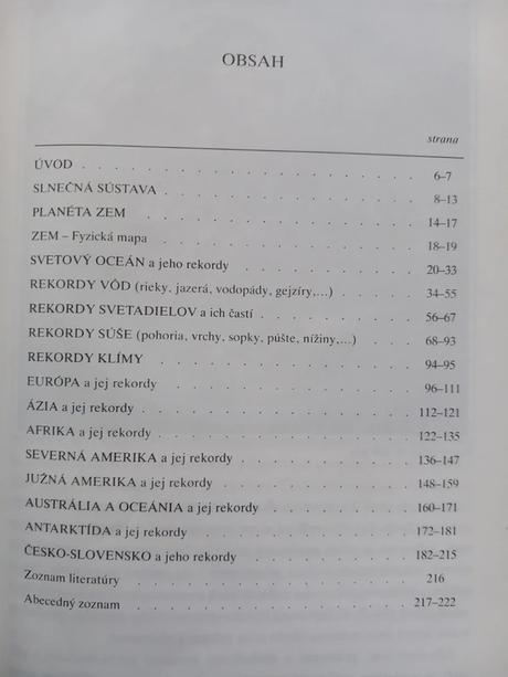 Rekordy zeme - 1.vydanie z roku 1991, 
