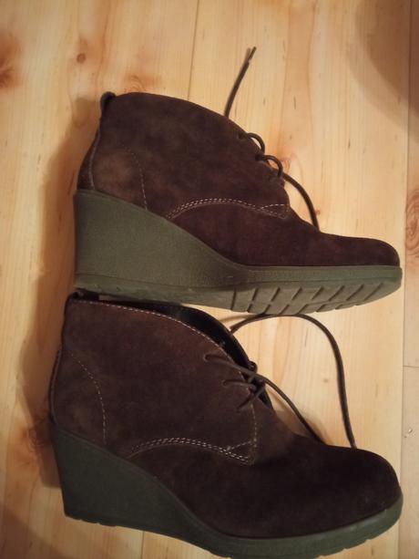 Prechodné koženne kotníkové topánky, 40