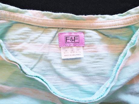 Bavlnené tričko f&f na 10-11 rokov, f&f,146