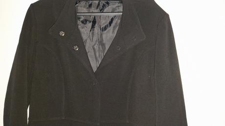 Čierny prechodný kabát zn. terranova, terranova,l