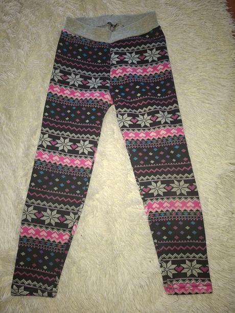 Dievčenske zateplené legíny, 128