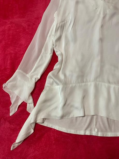 Asymetrická blúzka zn. magenta, m