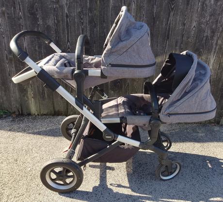 Sportovy kocik thule sleek + surodenecky /dvojicky, thule,thule sleek