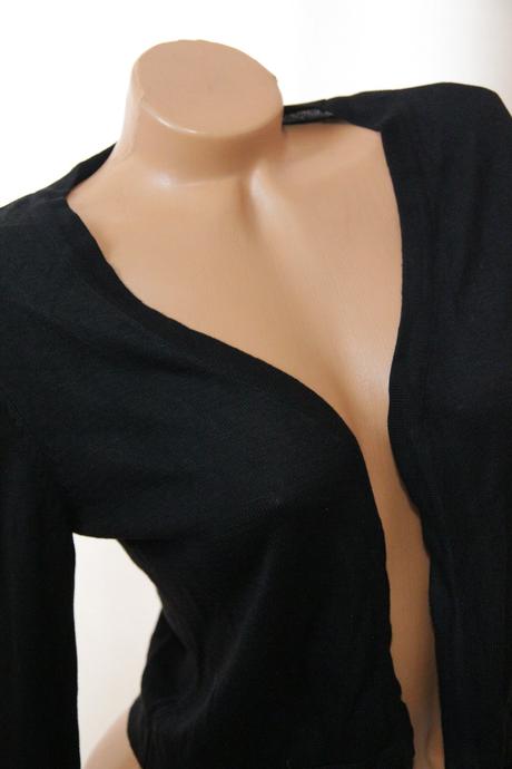 Čierny pletený kardigan, m, m