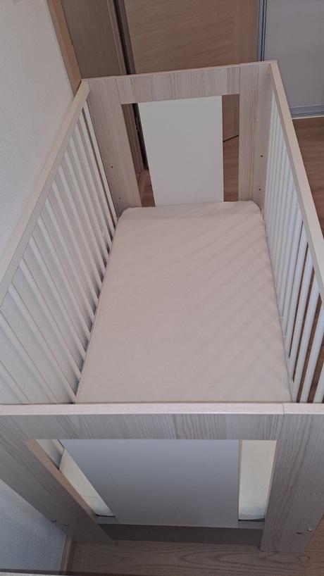 Detska postielka + matrac s kokos. vlaknom, dovoz, šírka (cm): 60,dĺžka (cm): 120