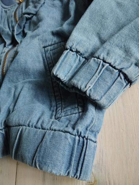 Riflová bombera, h&m,98