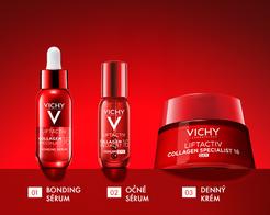 VICHY Liftactiv Collagen Specialist 16: sérum, nočný krém a očné sérum proti prvým vráskam