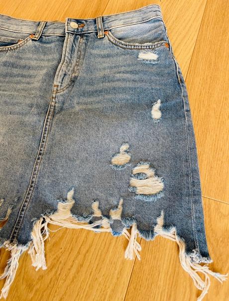 Sukna denim, zara,s