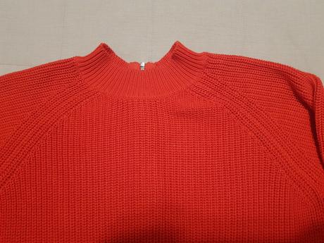 Zaujímavý sveter so zipsom h&m, č.s, h&m,s