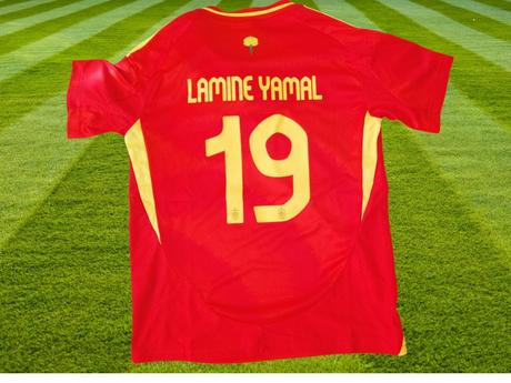Dres lamine yamal spain 115-165, adidas,104 - 158
