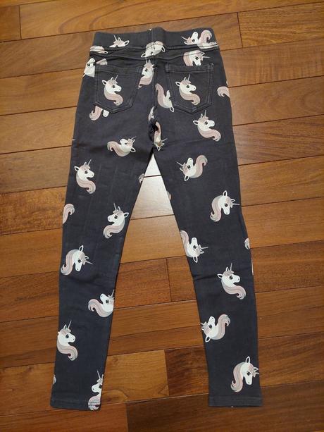 Elastické nohavice, h&m,146