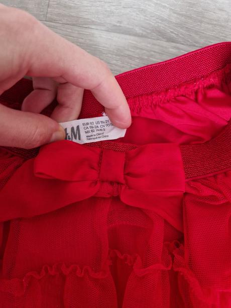 Krásna suknička h&m 92 vianočna, h&m,92