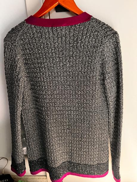 Chanel set dlhší kardigán a mini sukňa vel.m, m