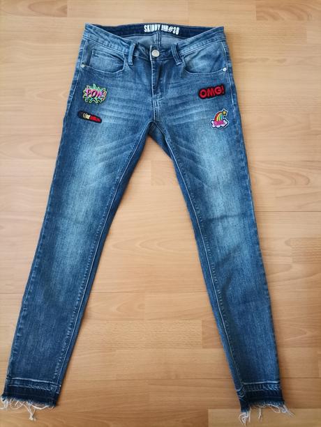 Dámske /dievčenské rifle č. 38, denim,38