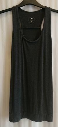 Dámsky tmavo sivý elastický top, chicoreé, xs, xs
