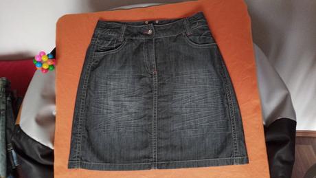 Riflová sukňa v.m, m