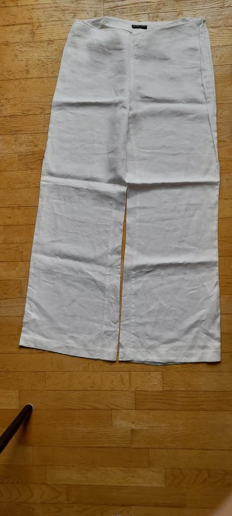 Zvonové ľanové nohavice, m