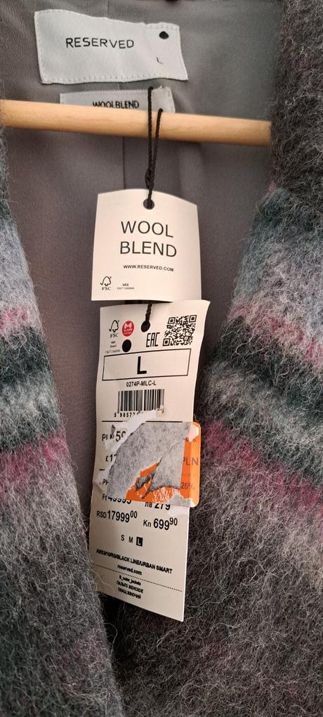 Zimný kabát, reserved,l