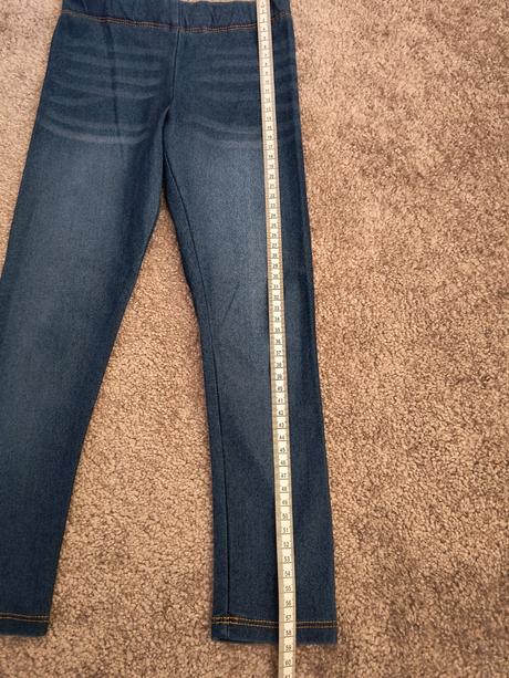 Tenšie jegginsy, h&m,110