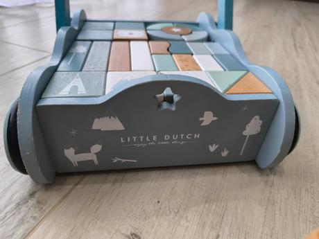Vozík s kockami / chodítko little dutch, 