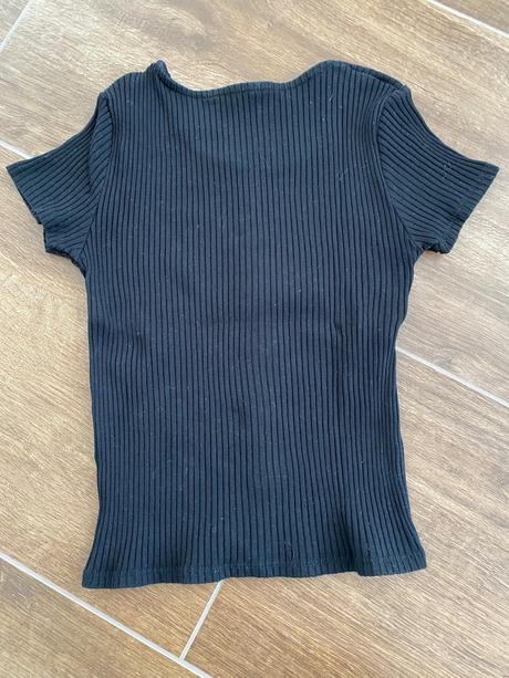 Čierne tricko, h&m,134