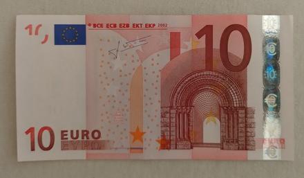 10 euro bankovka 2002 m, 