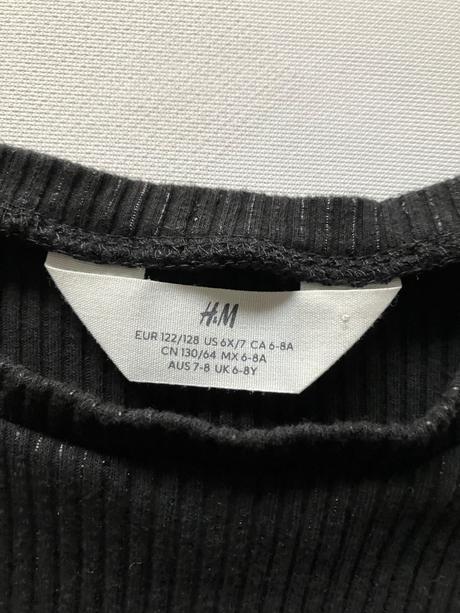 Tričko s dlhým rukávom, h&m,122