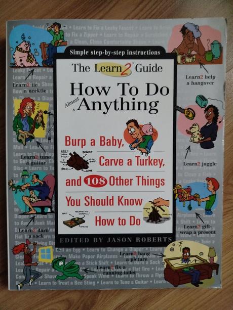 Kniha v anglictine how to do anything., 