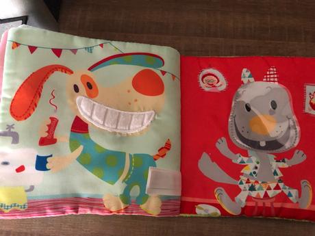 Textilná knižka lilliputiens,